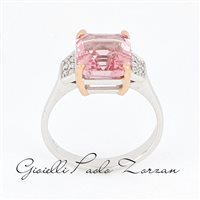 Ring Zorzan Gioielli Woman in White Gold Morganite 3.52 Ct ANPZ355 - ANPZ355